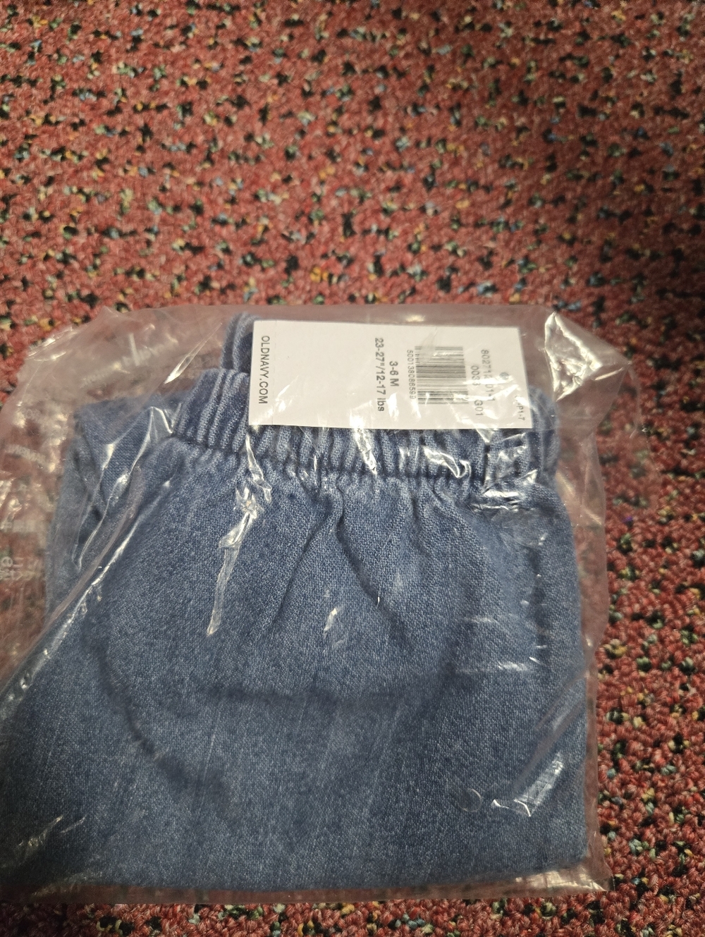 Denim Blue Elastic Waist Pants - New in Bag